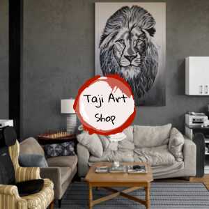 Philosopher King Handpainted Portrait Wall Art