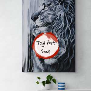 Lion Kings & Queens African Portrait Wall Art on Canvas