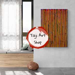 Drips of Fortune African Painting Abstract art on canvas