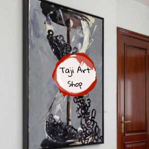 Passage of time handpainted abstract wall art painting